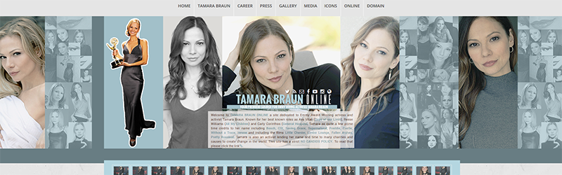 Tamara Braun Online New Layout